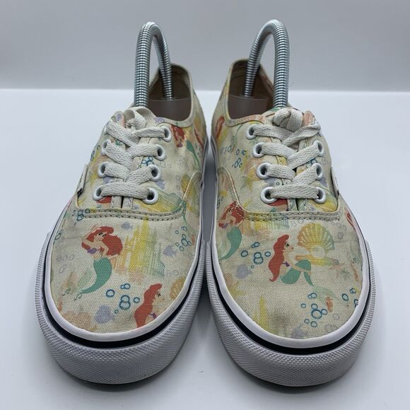 RARE Vans x Disney Little Mermaid Authentic Sneakers Limited Edition Women's 7 - Picture 6 of 8